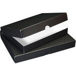 Lineco 717-4913 Folio Storage Box (9.5 x 12.5 x 1.75", Black Metallic)