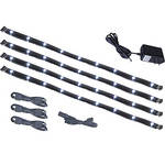 Crystal Bright Cool White LED Accent Strip--Black (90-240VAC)