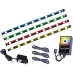 Crystal Bright RGB LED Accent Strip--Black (90-240VAC)