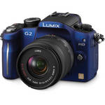 Panasonic Lumix DMC-G2 Interchangeable Lens System Digital Camera (Blue)