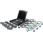 Iogear 16-Port LCD Combo KVM Switch with Cables