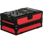 Odyssey Innovative Designs FR10MIXBKRED Flight Ready DJ Mixer Case (Black and Red)