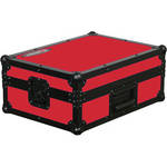 Odyssey Innovative Designs FR12MIXBKRED Flight Ready DJ Mixer Case (Black and Red)