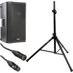 QSC K10 10" 2-Way 1000 Watt Powered Speaker Kit with Stand