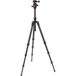 Oben CT-3400 4-Section Carbon Fiber Folding Tripod w/ BB-0T Ball Head
