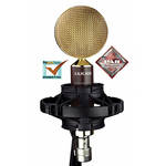 Cascade Microphones Fat Head II  Ribbon Microphone (Brown / Gold)