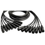 Mogami Gold 8-Channel XLR Male to XLR Female Audio Snake Cable (75')