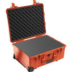 Pelican 1560 Case with Foam (Orange)