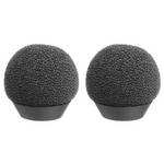 Pearstone Foam Windscreen for Sony ECM-77 Lavalier Microphone (2 Pack, Black)