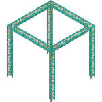 Global Truss Global Truss TR-10x10 Triangular Booth