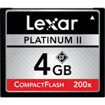 Lexar 4GB CompactFlash Memory Card Platinum II 200x UDMA