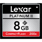 Lexar 8GB CompactFlash Memory Card Platinum II 200x UDMA
