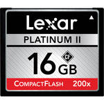Lexar 16GB CompactFlash Memory Card Platinum II 200x UDMA