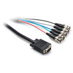 Hosa Technology RGB-520FE VGA Breakout, DE15 to BNC, 20'