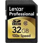 Lexar 32GB SDHC Memory Card Professional Class 10