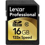 Lexar 16GB SDHC Memory Card Professional Class 10