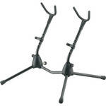 K&M 14320-000-55 Double Saxophone Stand (Black)