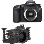 Aquatica Underwater Housing w/ Double Nikonos Bulkheads Kit with Canon EOS 7D Digital Camera