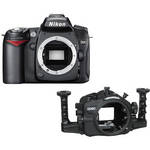 Aquatica Underwater Housing w/ Single Nikonos Bulkhead Kit with Nikon D90 Digital Camera