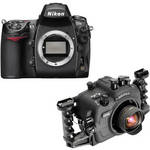 Aquatica Underwater Housing w/ Double Nikonos Bulkheads Kit with Nikon D700 Digital Camera