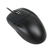 Adesso 3 Button Desktop Optical Scroll Mouse (USB, Black)