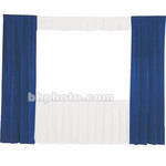 Da-Lite 30-in. Wide Wing Drapes - Pair (Blue) 41097BL