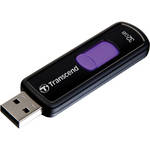Transcend JetFlash 500 32GB USB 2.0 Flash Drive (Purple Slider)