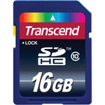 Transcend 16GB SDHC Memory Card Class 10