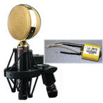 Cascade Microphones Fat Head Ribbon Microphone (Black / Gold)