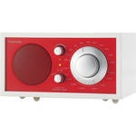Tivoli Frost White Collection Model One AM/FM Table Radio (Frost White and Ember Red)