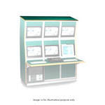 Winsted 84542  Double-Bay Laminate Top 