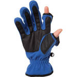 Freehands Ladies Unlined Fleece Gloves (S, Blue)