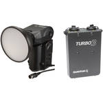 Quantum Instruments Qflash T5D-R TTL Flash w/ Turbo 3 Rechargeable Battery Kit