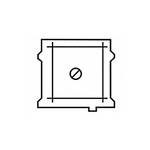 Beattie Intenscreen Focusing Screen - Matte w/ Diagonal Split-Image