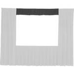 Da-Lite 36709 Valance Drape ONLY for the 69 x 120" Fast-Fold Deluxe Frame (Black)