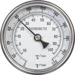 Delta 1 3" Dial Darkroom Thermometer 1/2" IPC