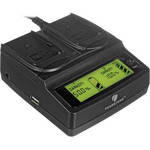 Pearstone Duo Battery Charger for Select Sony NPF-, NPFM-, and NP-QM Series Batteries