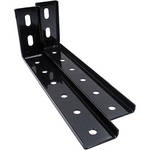 Elite Screens ZHOMELB12-8 L Brackets (Pair, Black)