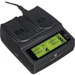 Pearstone Duo Battery Charger for Olympus Li-60B Battery
