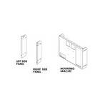 FEC RAK2024LCD Rackmount Kit for JVC DTV20L3DY / DTV24L3DY / DT-V24G11Z / DT-R24L4U LCD Monitors