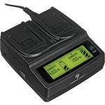 Pearstone Duo Battery Charger for Pentax D-Li88 Battery