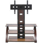 Z-Line Keira Flat Panel TV Stand with Integrated Mount (Wood Veneer)