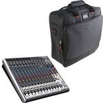 Behringer XENYX X2222USB 22-Channel USB Mixer with Padded Bag Kit