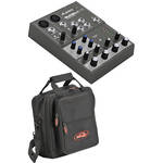 Alesis MultiMix 4 USB Mixer with Padded Bag Kit
