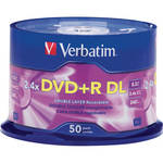 Verbatim DVD+R Double Layer, Recordable Disc (Spindle Pack of 50)