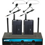 Gemini UHF- 216HL Dual Wireless Head-worn & Lavalier Microphone System