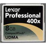 Lexar 8GB Professional 400x CompactFlash Card (One Card)