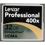 Lexar 32GB Professional 400x CompactFlash Card (One Card)