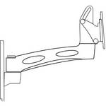 GTI EA-LCD/WT Extension Arm for LCD (9")