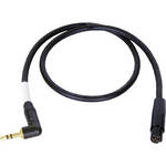 Cable Techniques RX-TRSUR Unbalanced Angled 3.5mm Male to TA3F Receiver Cable (18")